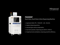 Dual-Head Visual Inline Dispensing System FS600DDF Operation Workflow